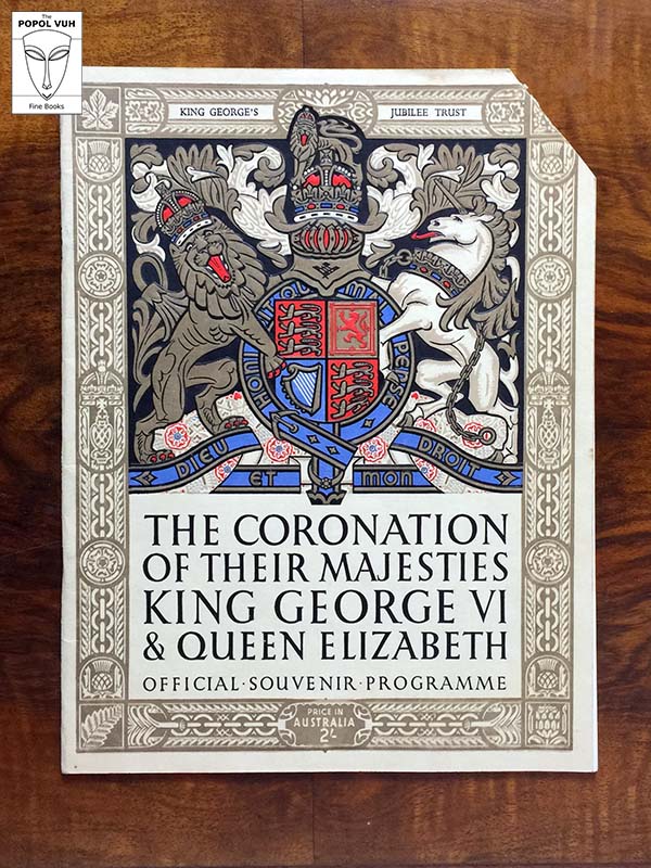 King George's Jubilee Trust - The Coronation Of Their Majesties King George VI & Queen Elizabeth